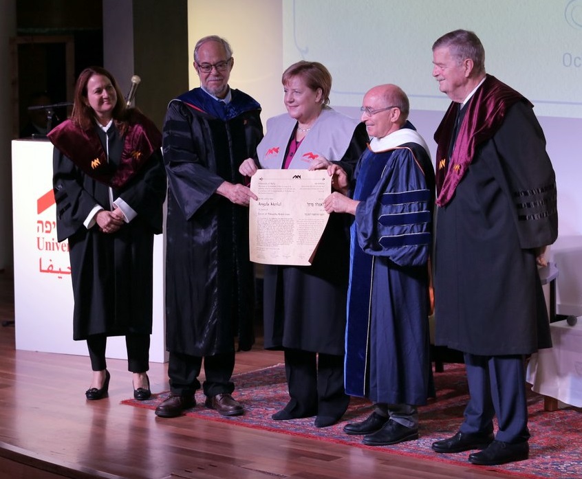 Awarding Honorary Doctorate to Angela Merkel