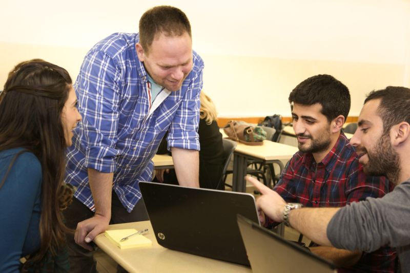 Students at the University of Haifa's Legal Clinics